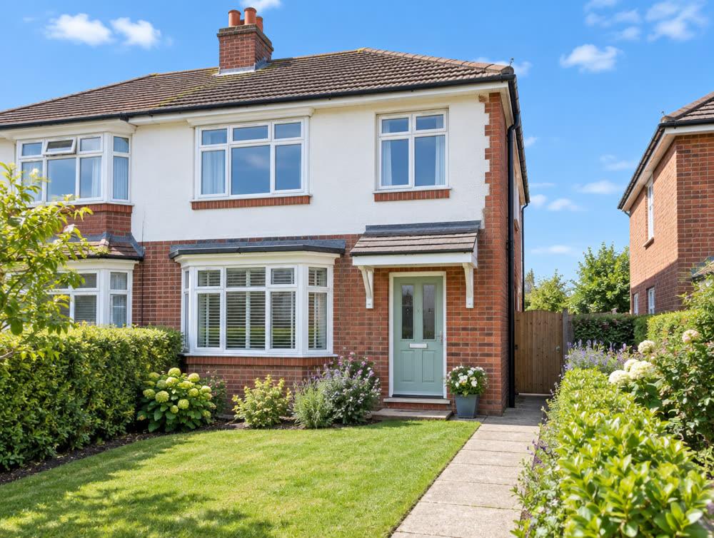 A family semi-detached home