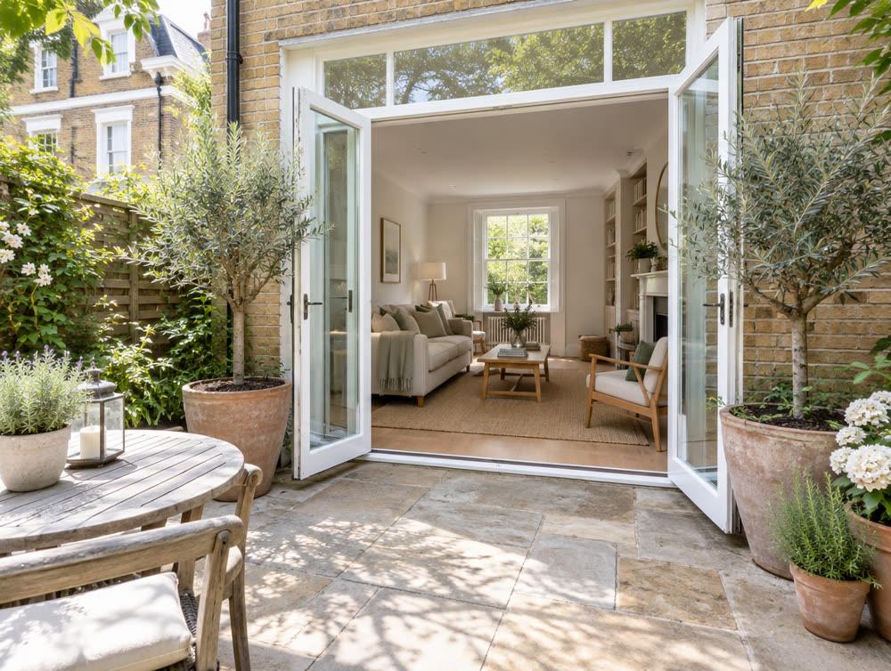 Garden flat with patio